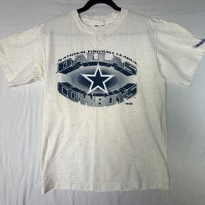 Vintage Dallas Cowboys NFL T Shirt Mens L Trench USA 90s